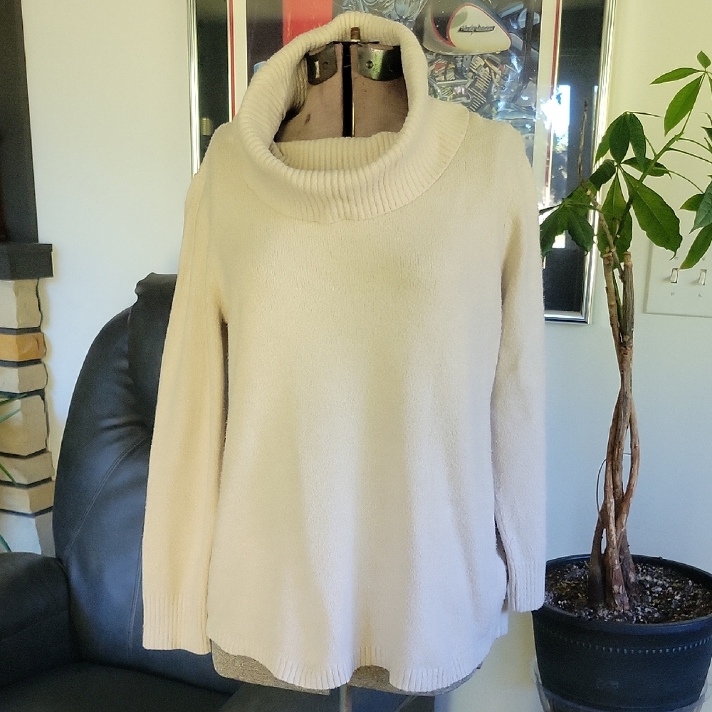RACHEL ZOE Sweater, Medium, Cream, EUC